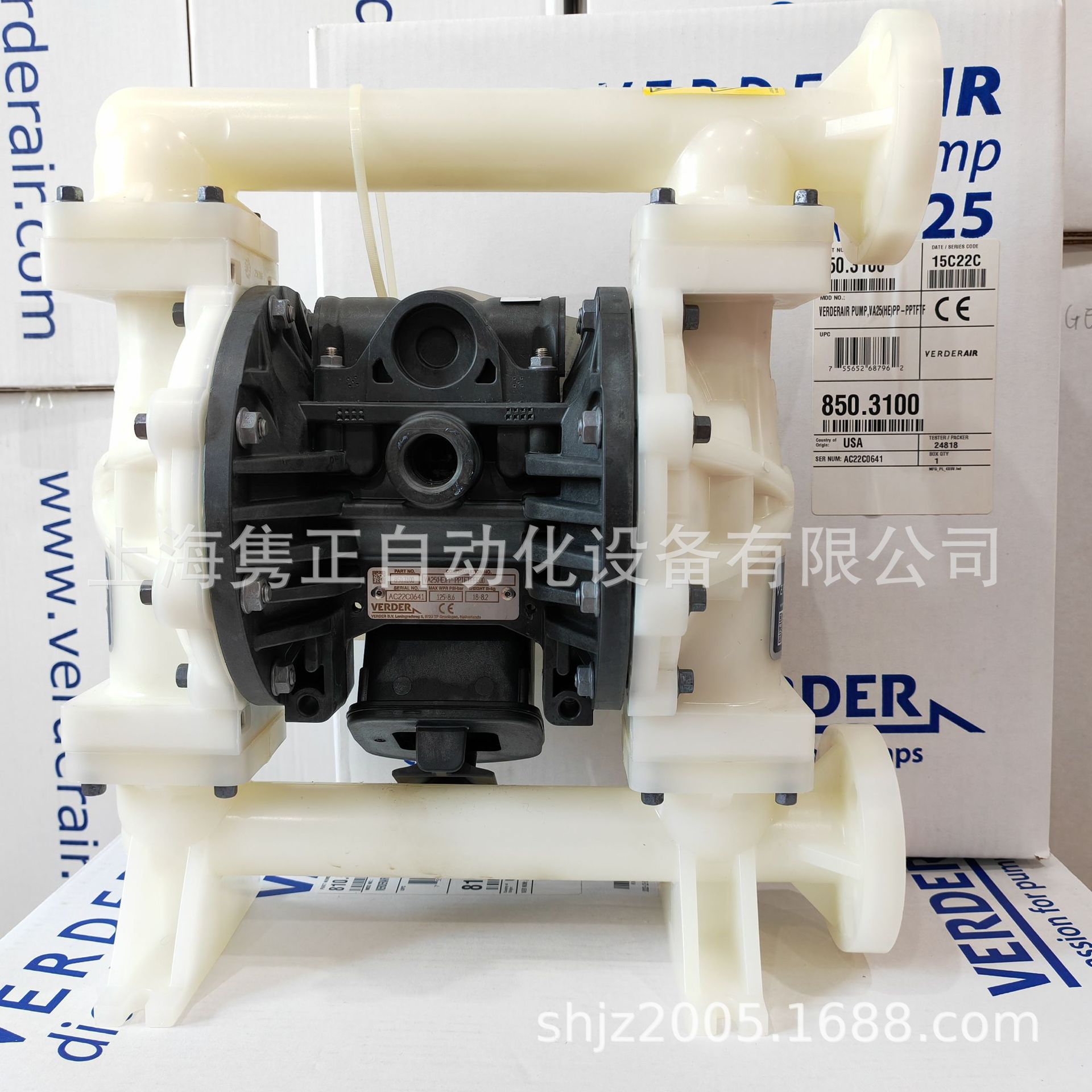 德国弗尔德VERDER 原装塑料VA25PP PPSPSPFEOO隔膜泵VEDE